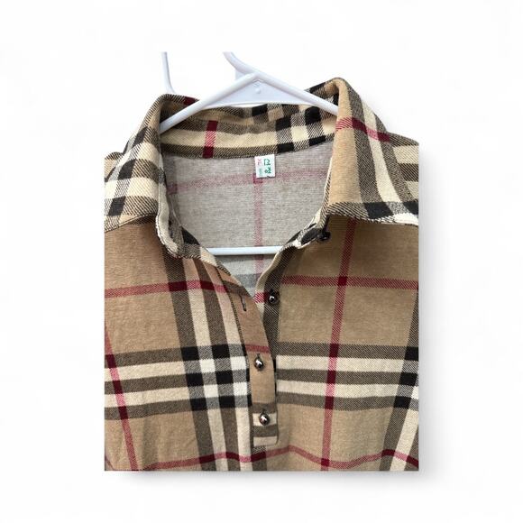 Knit button down top - Picture 3 of 5